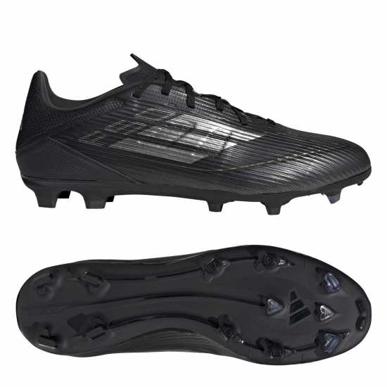 Adidas F50 League Firm Ground Football Boots Черно/сребро 