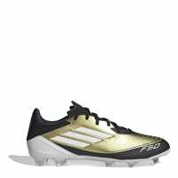 Adidas F50 League Firm Ground Football Boots Злато/Черно Футболни стоножки