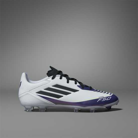 Adidas F50 League Firm Ground Football Boots Бяло/Лилаво 