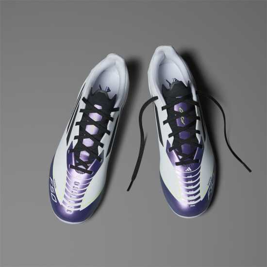 Adidas F50 League Firm Ground Football Boots Бяло/Лилаво 