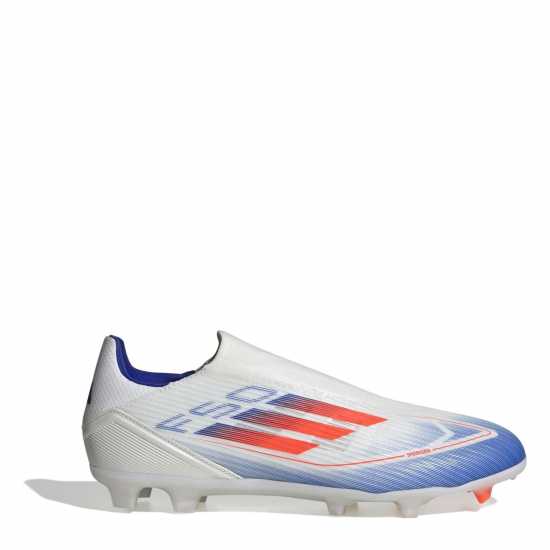 Adidas F50 League Laceless Firm Ground Football Boots Бяло/Червено/Синьо Футболни стоножки