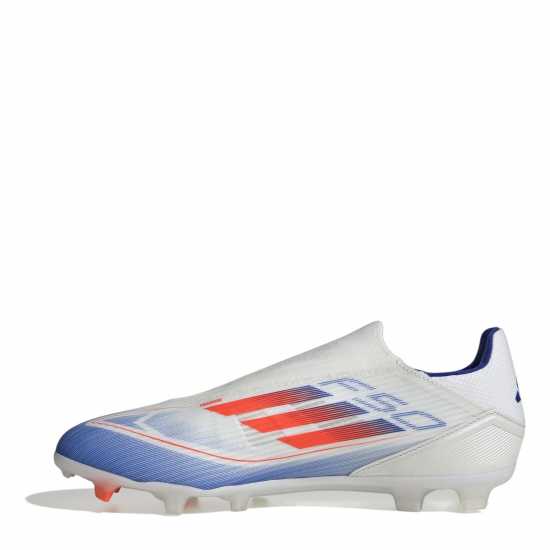 Adidas F50 League Laceless Firm Ground Football Boots Бяло/Червено/Синьо Футболни стоножки