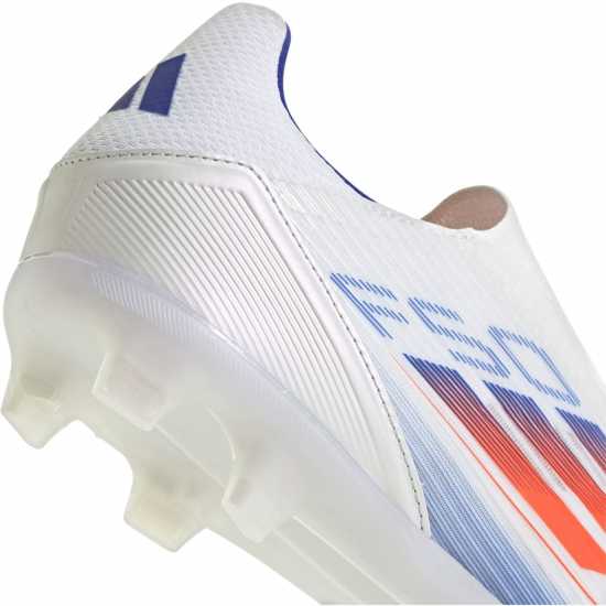 Adidas F50 League Laceless Firm Ground Football Boots Бяло/Червено/Синьо Футболни стоножки