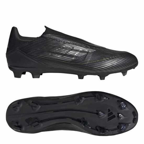 Adidas F50 League Laceless Firm Ground Football Boots Черно/сребро Футболни стоножки