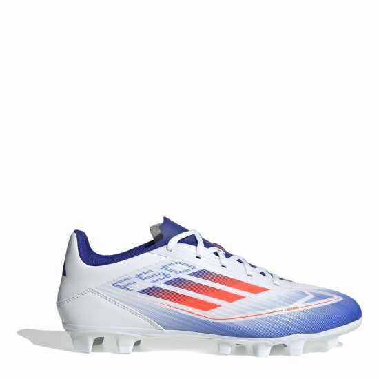 Adidas F50 Club Firm Ground Football Boots Бяло/Червено/Синьо Футболни стоножки