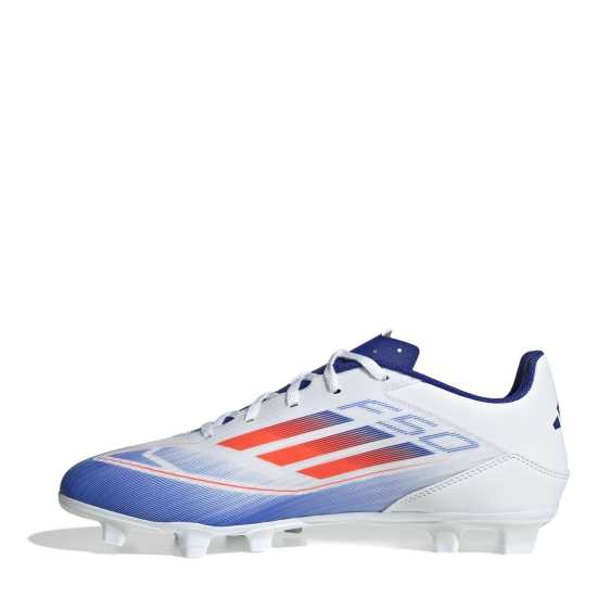 Adidas F50 Club Firm Ground Football Boots Бяло/Червено/Синьо Футболни стоножки