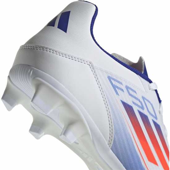 Adidas F50 Club Firm Ground Football Boots Бяло/Червено/Синьо Футболни стоножки