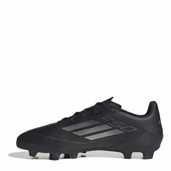 Adidas F50 Club Firm Ground Football Boots Black/Silver Футболни стоножки