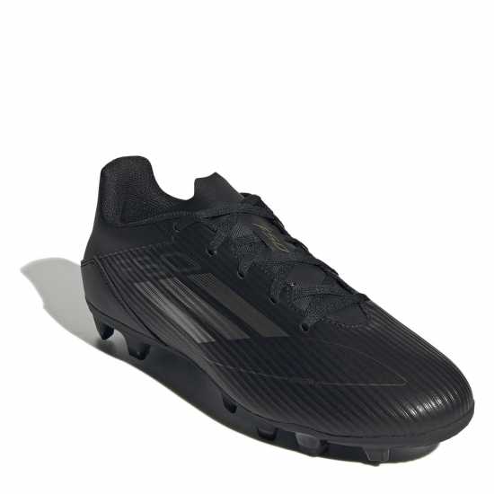 Adidas F50 Club Firm Ground Football Boots Black/Silver Футболни стоножки