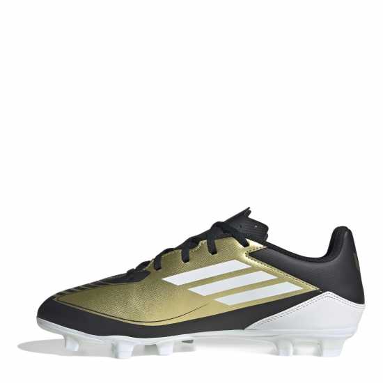 Adidas F50 Club Firm Ground Football Boots Gold/Black Футболни стоножки