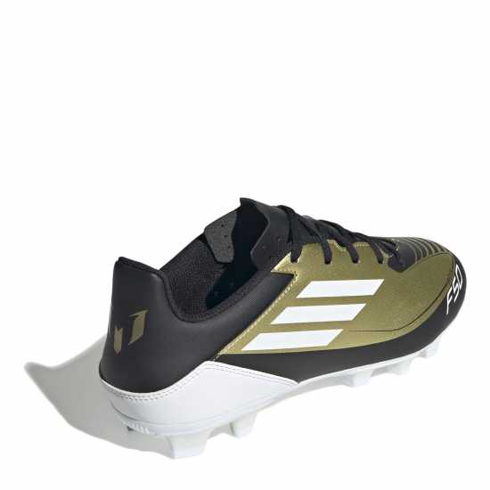 Adidas F50 Club Firm Ground Football Boots Gold/Black Футболни стоножки