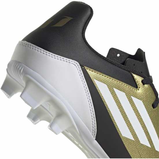 Adidas F50 Club Firm Ground Football Boots Gold/Black Футболни стоножки