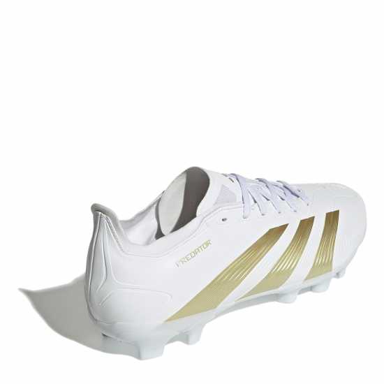 Adidas Predator League Multi Ground Football Boots White/Gold/Wht Футболни стоножки