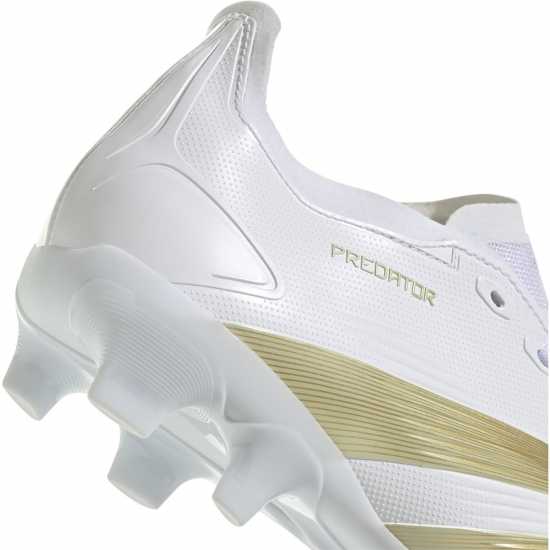 Adidas Predator League Multi Ground Football Boots White/Gold/Wht Футболни стоножки