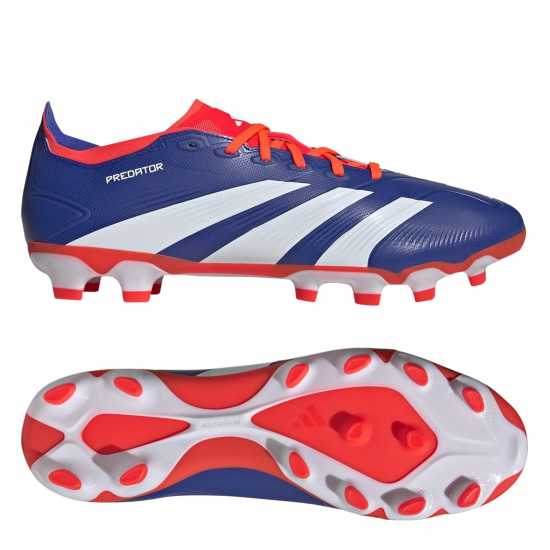 Adidas Predator League Multi Ground Football Boots Син/Бял/Червен Футболни стоножки