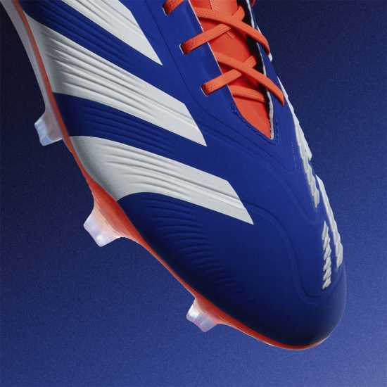 Adidas Predator Elite Firm Ground Football Boots Син/Бял/Червен Футболни стоножки