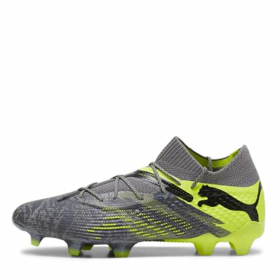 Puma Future 7 Ultimate Firm Ground Football Boots Сиво/Лайм Мъжки футболни бутонки