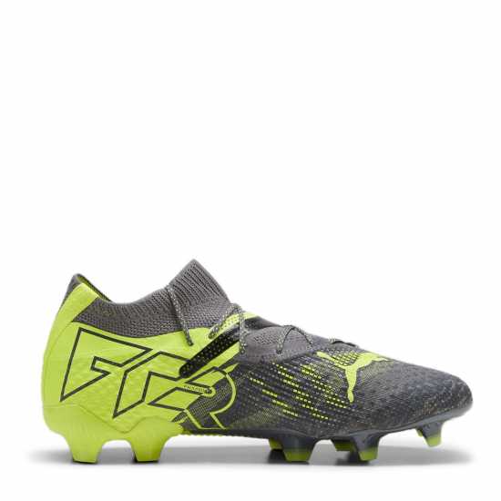 Puma Future 7 Ultimate Firm Ground Football Boots Сиво/Лайм Мъжки футболни бутонки