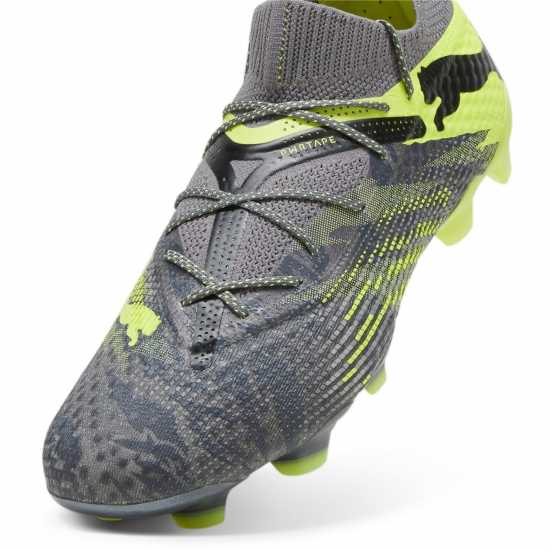 Puma Future 7 Ultimate Firm Ground Football Boots Сиво/Лайм Мъжки футболни бутонки