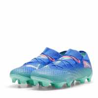 Puma Future 7 Ultimate Firm Ground Football Boots Синьо/Бяло/Зелено Мъжки футболни бутонки