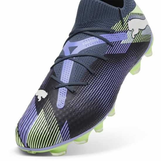 Puma Future 7 Pro Firm Ground Football Boots Сиво/Бяло/Зелено 