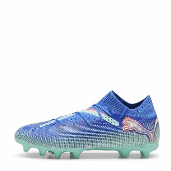 Puma Future 7 Pro Firm Ground Football Boots Синьо/Бяло/Зелено Мъжки футболни бутонки