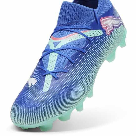 Puma Future 7 Pro Firm Ground Football Boots Синьо/Бяло/Зелено Мъжки футболни бутонки