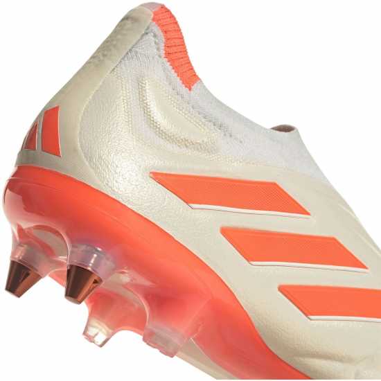 Adidas Copa Pure.1 Firm Ground Football Boots Оф Бяло/Оранжево Футболни стоножки