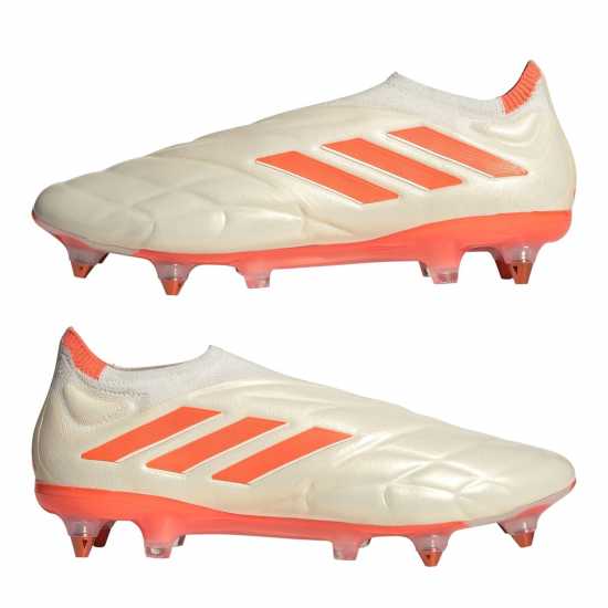 Adidas Copa Pure.1 Firm Ground Football Boots Оф Бяло/Оранжево Футболни стоножки