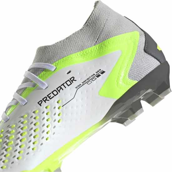 Adidas Predator Accuracy.2 Firm Ground Football Boots Бяло/Черно/Лимон Футболни стоножки