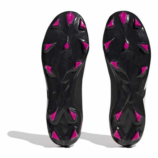 Adidas Predator Accuracy.3 Firm Ground Football Boots Black/Wht/Pink Футболни стоножки