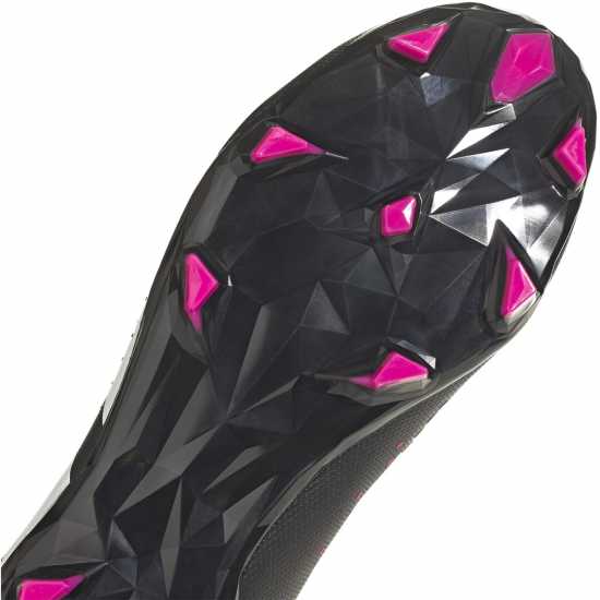 Adidas Predator Accuracy.3 Firm Ground Football Boots Black/Wht/Pink Футболни стоножки