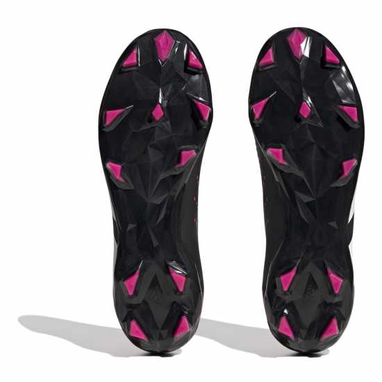 Adidas Predator Accuracy.3 Laceless Firm Ground Football Boots Black/Wht/Pink Футболни стоножки