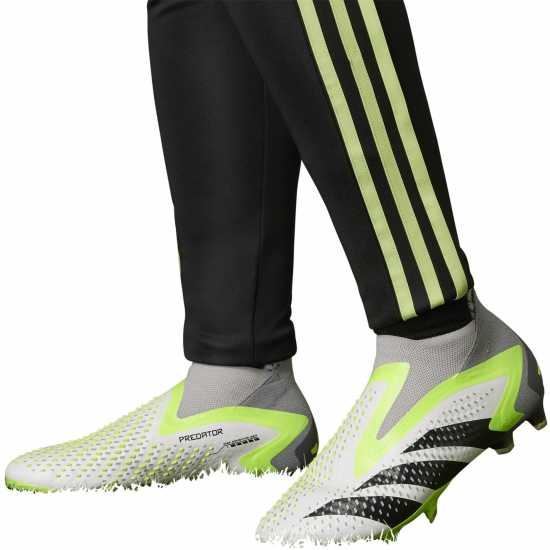 Adidas Predator Accuracy+ Firm Ground Football Boots Wht/Blk/Lemon Футболни стоножки