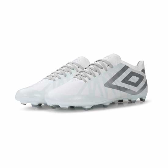 Umbro Velct 6 Pr Fg Sn99 Бяло/Металичен хром Футболни стоножки