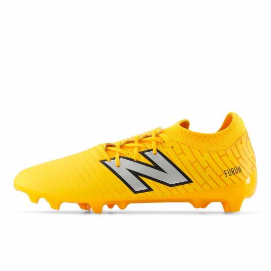 New Balance Furon V7+ Dispatch Firm Ground Football Boots Orange/ Silver 