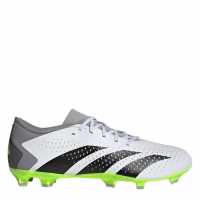 Adidas Predator Accuracy.3 Firm Ground Football Boots Wht/Blk/Lemon Футболни стоножки