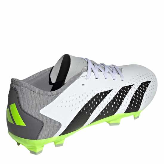 Adidas Predator Accuracy.3 Firm Ground Football Boots Wht/Blk/Lemon Футболни стоножки