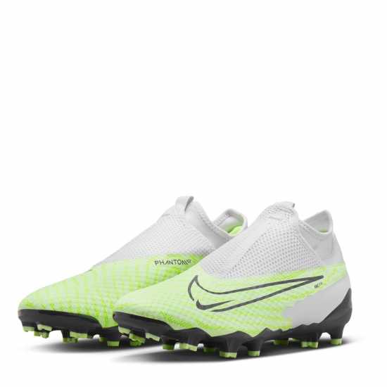 Nike Phantom Academy Firm Ground Football Boots Green/Purple Футболни стоножки