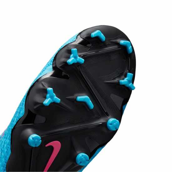 Nike Phantom Academy Firm Ground Football Boots Blue/Pink Футболни стоножки