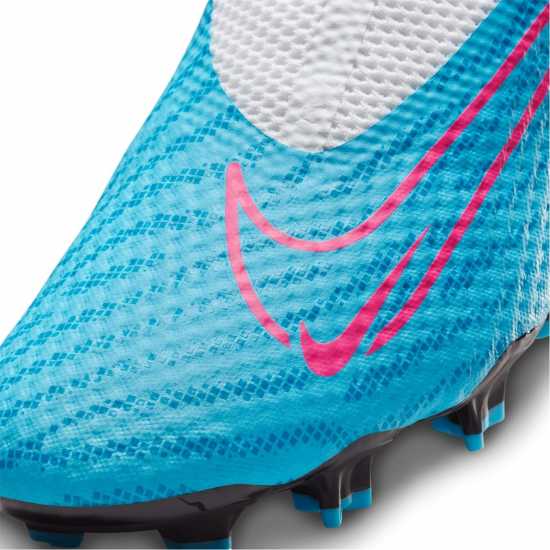 Nike Phantom Academy Firm Ground Football Boots Blue/Pink Футболни стоножки