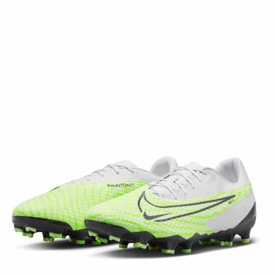 Nike Phantom Academy Firm Ground Football Boots Green/Purple Футболни стоножки