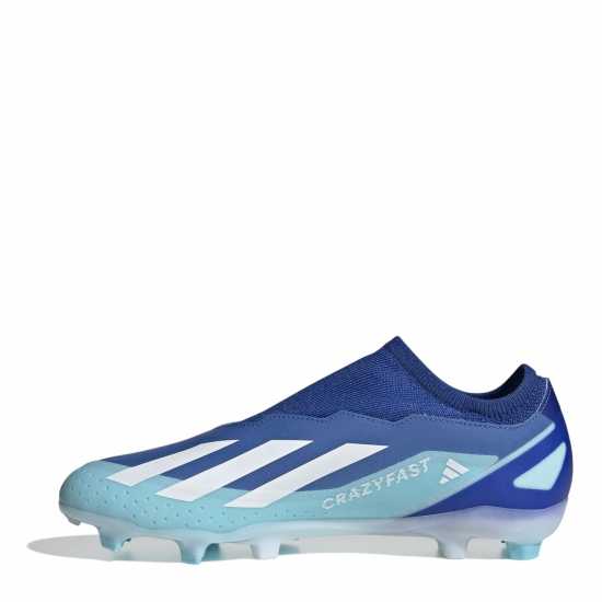 Adidas X Crazyfast League Laceless Firm Ground Football Boots Синьо/Бяло Футболни стоножки