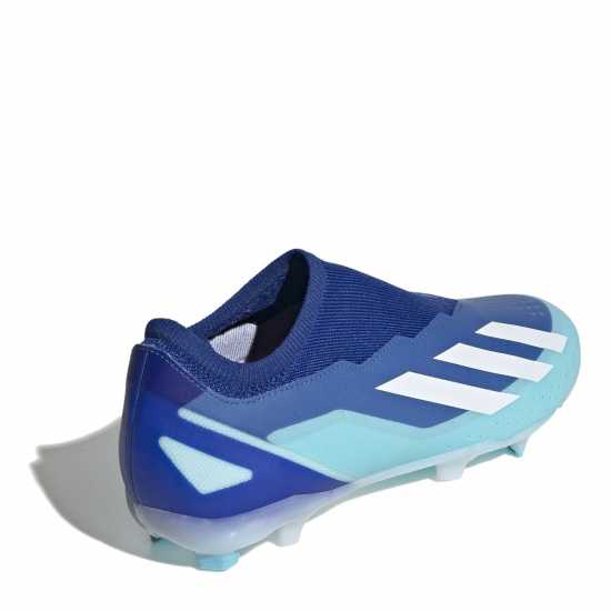 Adidas X Crazyfast League Laceless Firm Ground Football Boots Синьо/Бяло Футболни стоножки