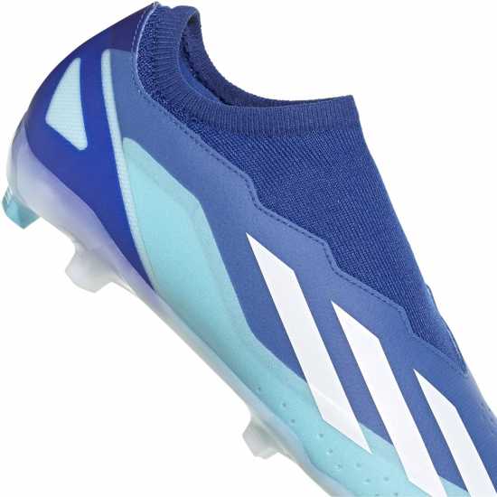 Adidas X Crazyfast League Laceless Firm Ground Football Boots Синьо/Бяло Футболни стоножки