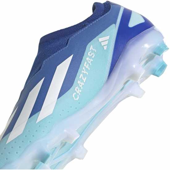 Adidas X Crazyfast League Laceless Firm Ground Football Boots Синьо/Бяло Футболни стоножки