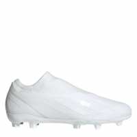 Adidas X Crazyfast League Laceless Firm Ground Football Boots Бяло/Бяло Футболни стоножки