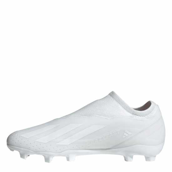 Adidas X Crazyfast League Laceless Firm Ground Football Boots Бяло/Бяло Футболни стоножки