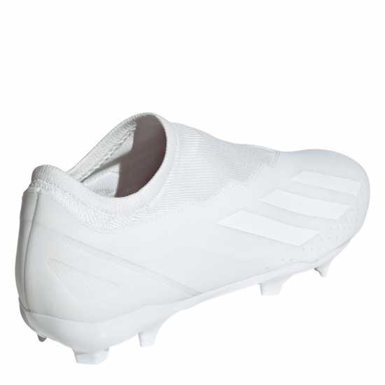 Adidas X Crazyfast League Laceless Firm Ground Football Boots Бяло/Бяло Футболни стоножки