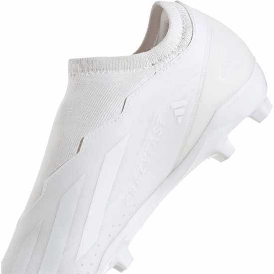 Adidas X Crazyfast League Laceless Firm Ground Football Boots Бяло/Бяло Футболни стоножки